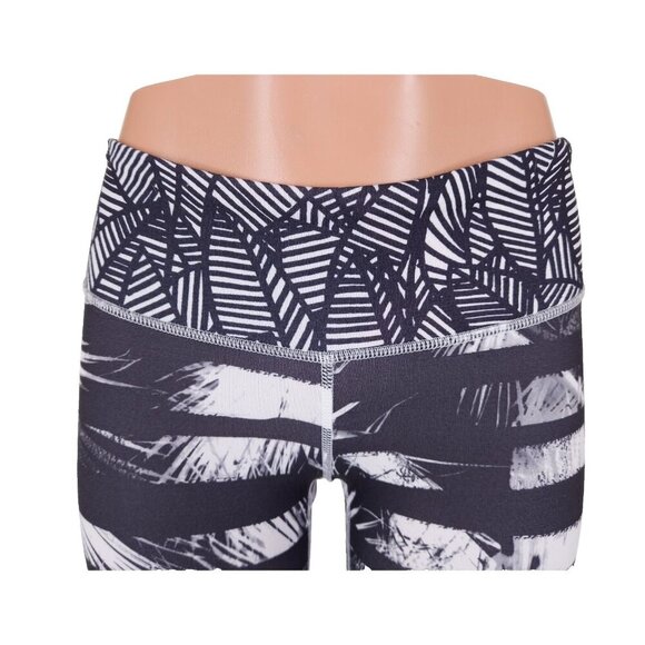 Lululemon Wunder Under Crop II *Full-On Luon 4 Shady Palms Banana Leaf Gingham - Picture 8 of 11